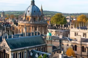 Oxford skyline showing the Radcliffe Camera