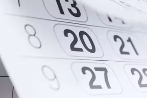 illustration of a calendar page