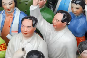Statues on sale at the Dongtai Lu Antique Market