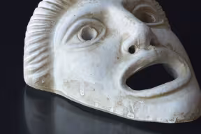 Ancient Greek drama mask