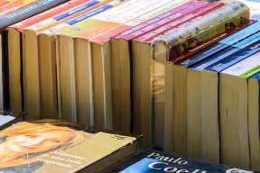 Books in a market