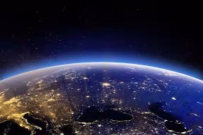 East Europe from space