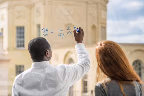 Students at the Mathematical Institute