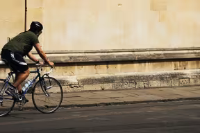 Cyclist in Oxford