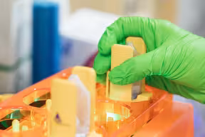 Student working in a laboratory