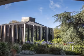 Gardens outside the pavilion at St Hilda's College