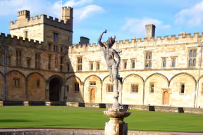 The quad and fountain of Christ Church