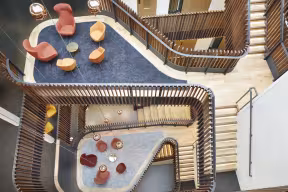 Beecroft building interior staircase