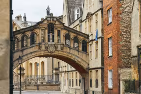 A view of the Bridge of Sighs