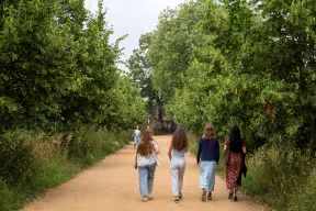 VISITORS WALK THROUGH THE BOTANIC GARDENS DURING OPEN DAY