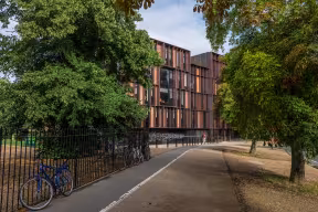 A view of the Beecroft Building