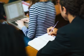 Students in a lecture