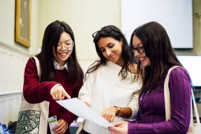 Students at a Freshers' Fair