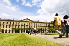 Visitors at an Oxford College