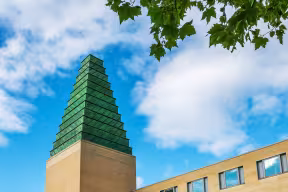 Green pyramid at the Said Business School