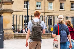 Visitors on an open day