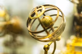 Detail of an armillary sphere at the History of Science Museum