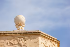 Carvings on the roof of the Radcliffe Observatory