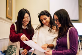 Students at Oxford Fresher's Fair