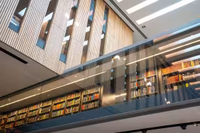 The floating stack at Weston Library