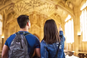 Visitors at the Divinity Schools