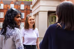 Students at an Oxford college