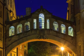 Hertford College's Bridge of Sighs.