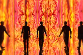 A still from Refik Anadol's work