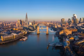 Tower Bridge and the City Of London