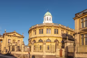 View of the Sheldonian Theatre from Broad Street