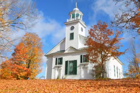 A white building