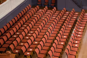 Degree ceremony seating