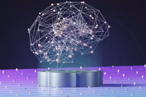 graphic of brain network