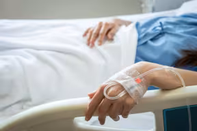 Patient in hospital
