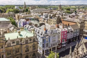 Oxford city rooftops