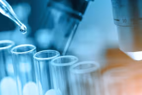 drop of water and test tubes