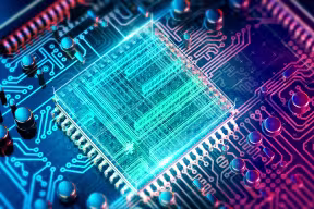 graphic of a computer chip