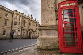 Oxford red telephone box