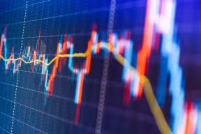 stock market graphic