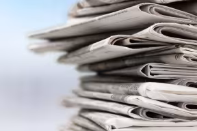 pile of newspapers