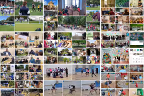 Collage of Community Partnership Fund projects, showing community activities across Oxford including sport, learning, arts and crafts, volunteering, events and collaborative projects.