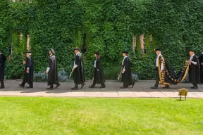 Encaenia procession including the Chancellor
