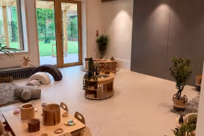 Picture of inside the garden house nursery