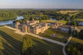 Blenheim Palace South Lawn shown from an aerial shot