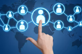 Diagram of career connecting