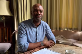 Professor Malachi McIntosh at St Hilda's