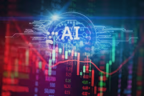 AI stock market graph trading analysis investment financial, stock exchange financial forex graph stock market graph chart business crisis crash grow up profits win up trend server digitaltechnology