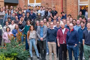 Group photo of the researchers and students of the Oxford Robotics Institute