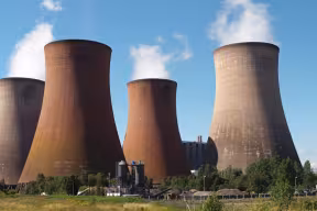 Coal-powered power station