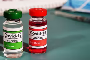 Image depicting two vials of different Covid-19 vaccines